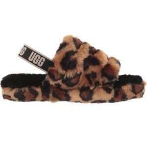 UGG Fluff Yeah Leopard Slipper